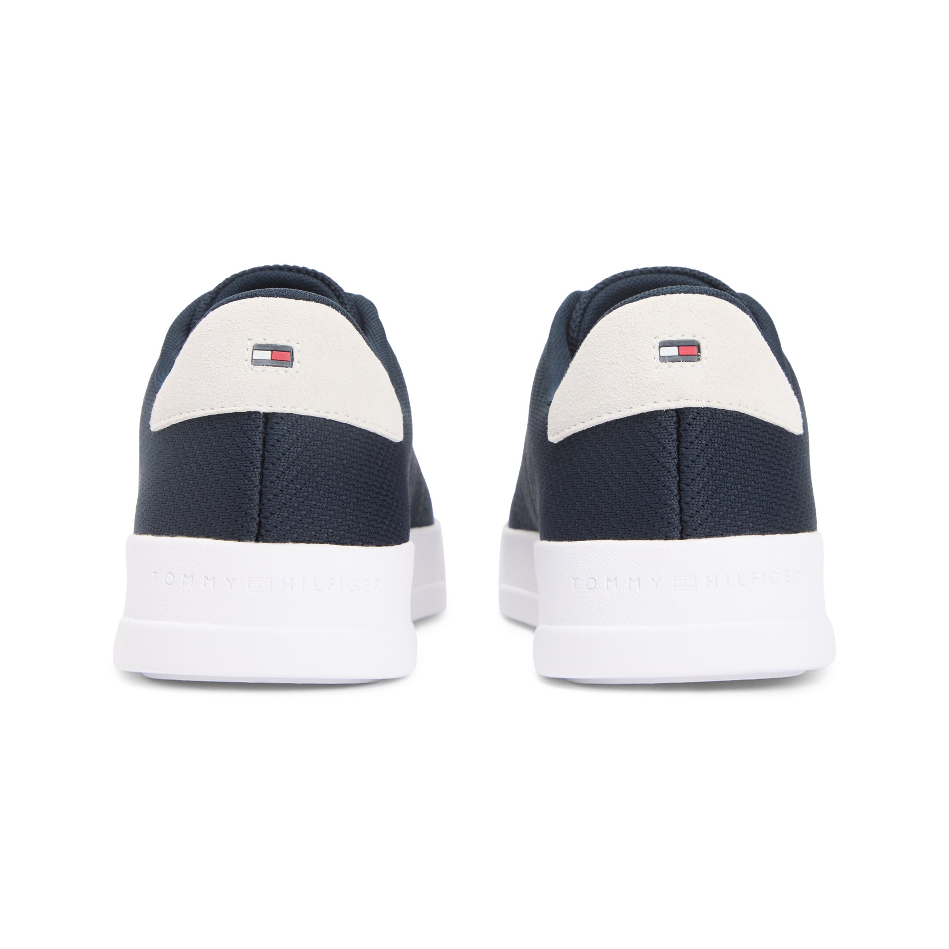 Tommy Hilfiger COURT KNIT Mens Casual Trainers Desert Sky