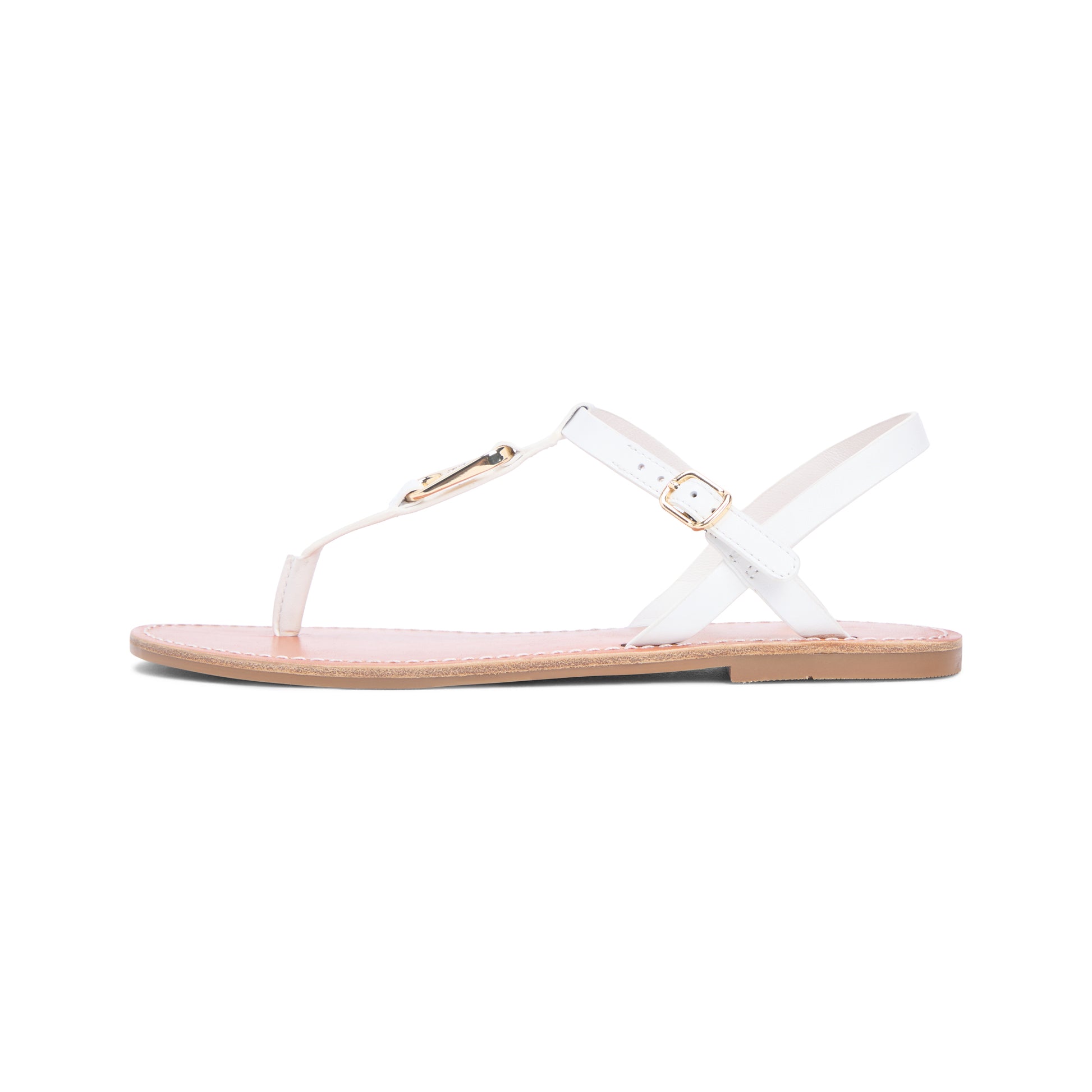 Tommy Hilfiger LEATHER THONG Sandals Womens Thong Sandals Ecru