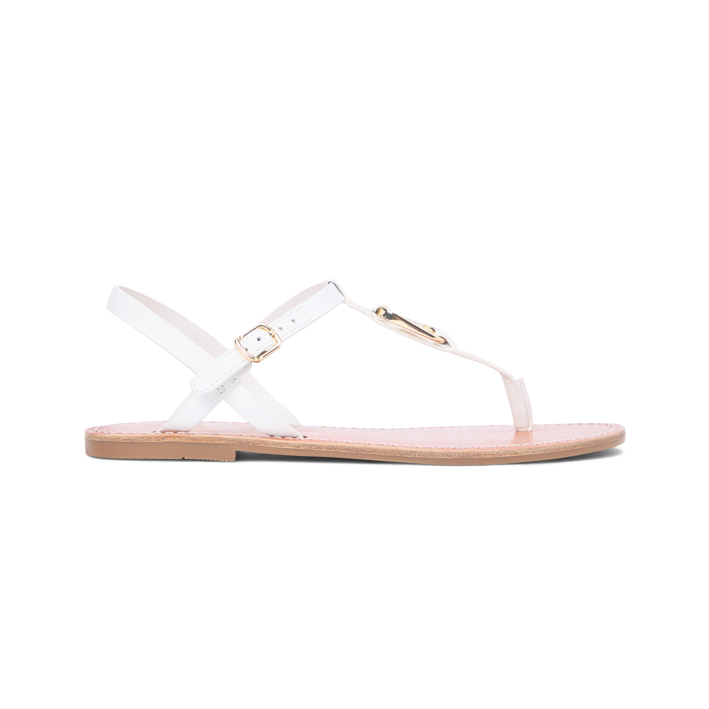 Tommy Hilfiger LEATHER THONG Sandals Womens Thong Sandals Ecru