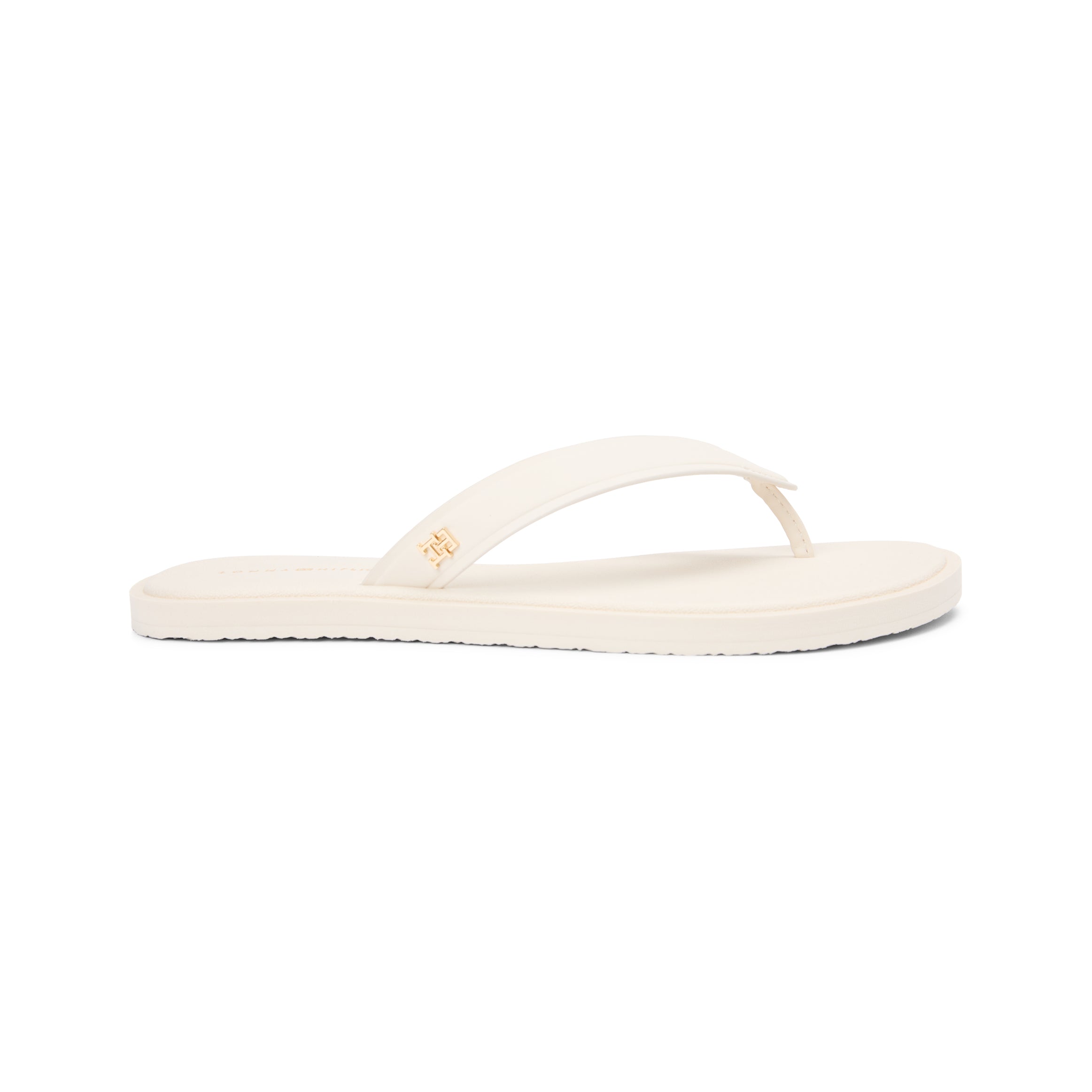 Tommy Hilfiger SCANDI PREMIUM Womens Toe-Post Sandals Soft Cream