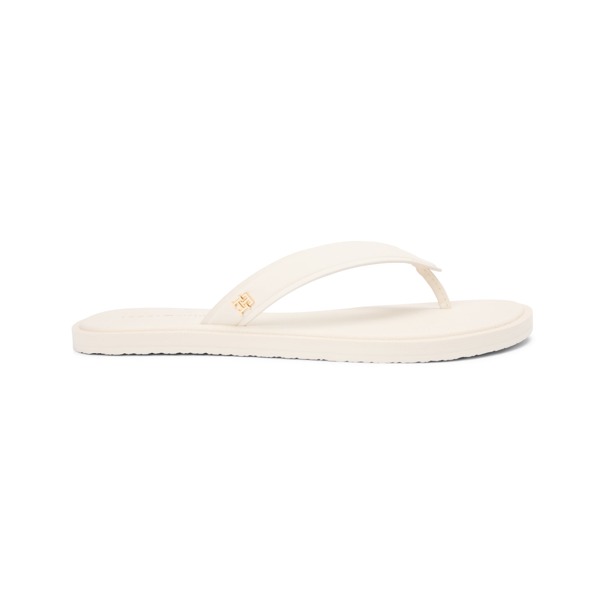 Tommy Hilfiger SCANDI PREMIUM Womens Toe-Post Sandals Soft Cream