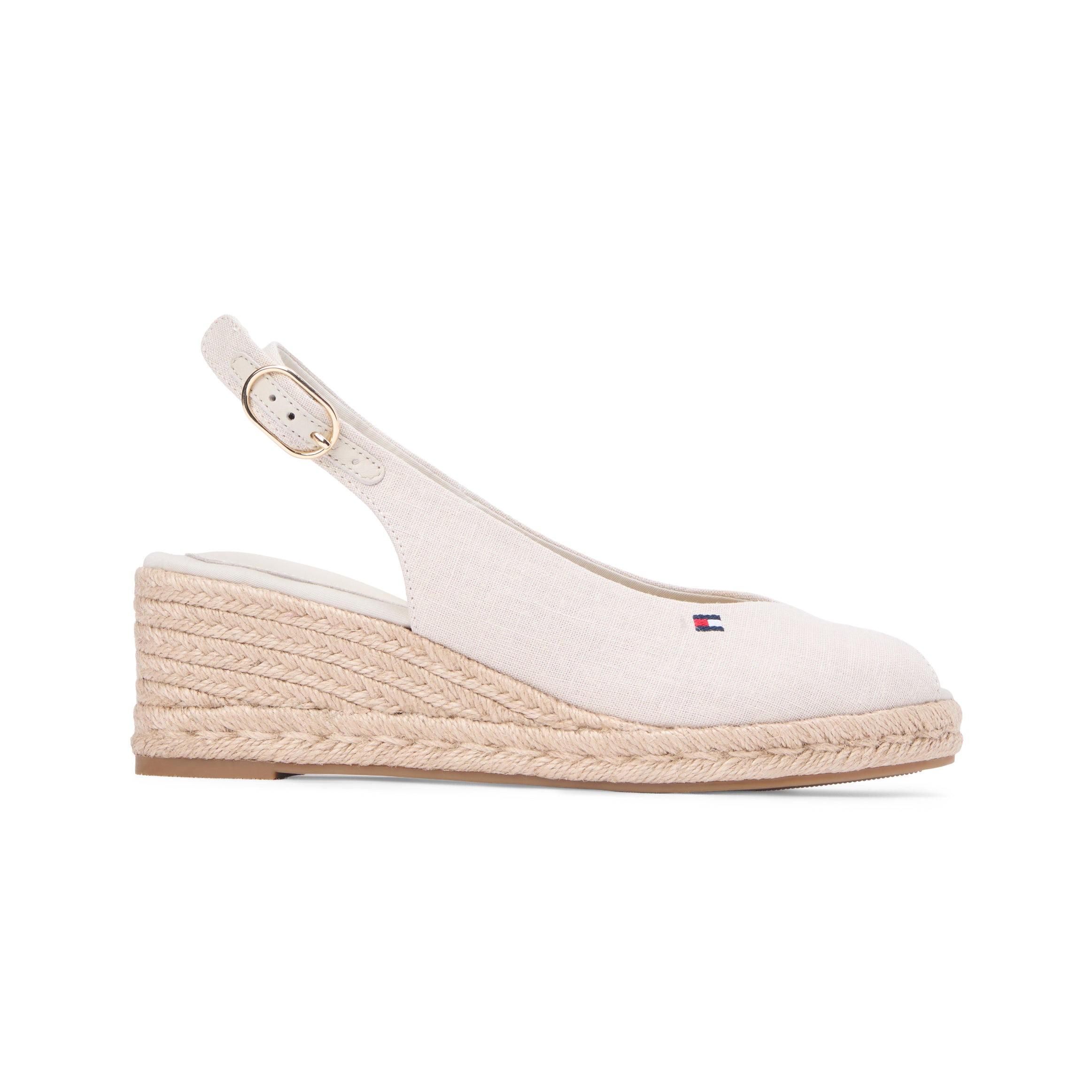 Tommy Hilfiger MID WEDGE Womens Wedge Sandals Classic Beige