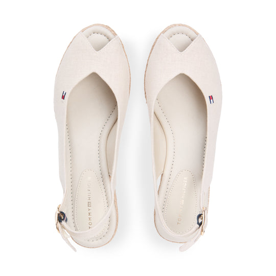 Tommy Hilfiger MID WEDGE Womens Wedge Sandals Classic Beige