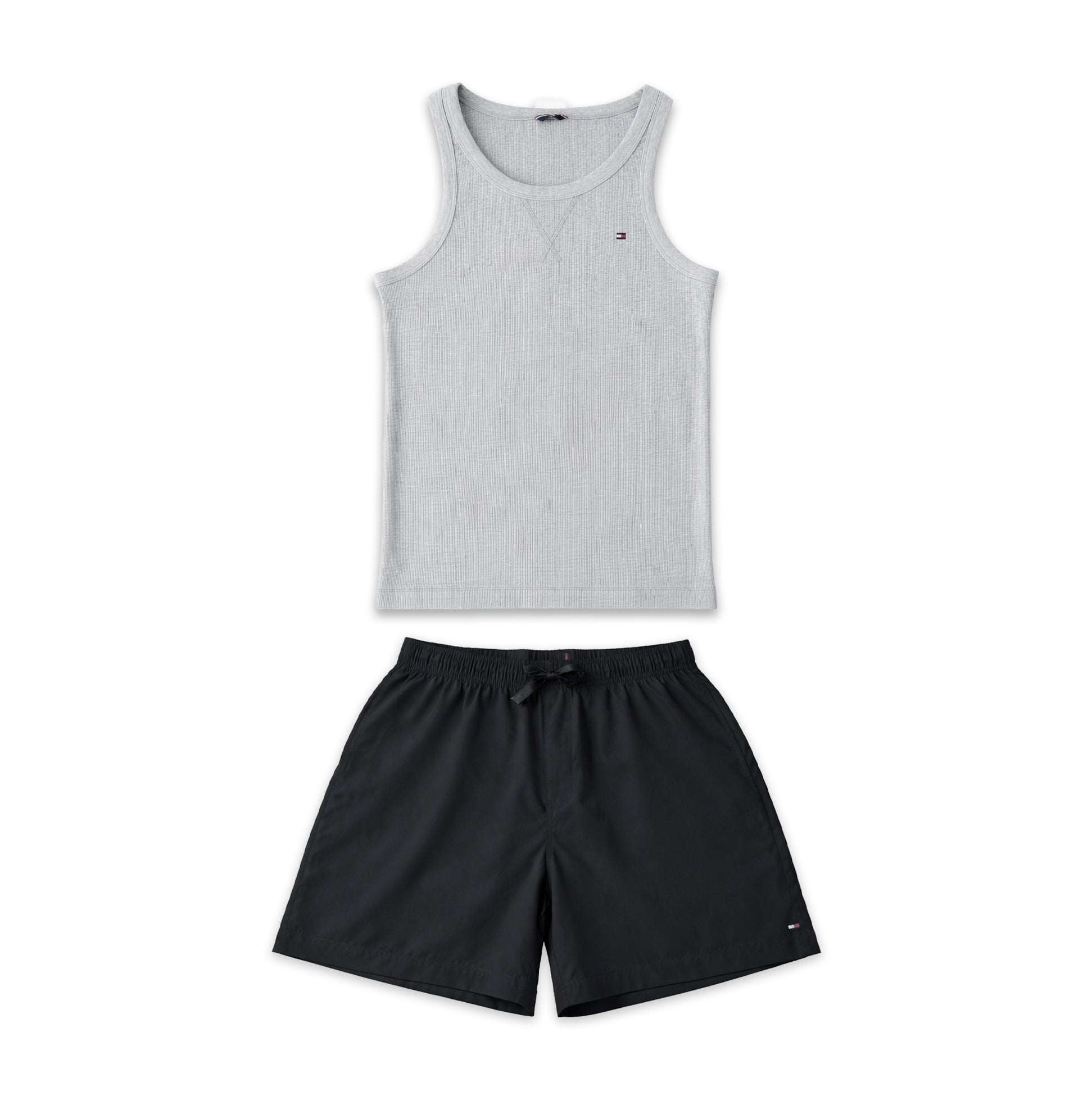 Tommy Hilfiger TANK & WOVEN SHORT Set Mens Pyjama Set Multicoloured