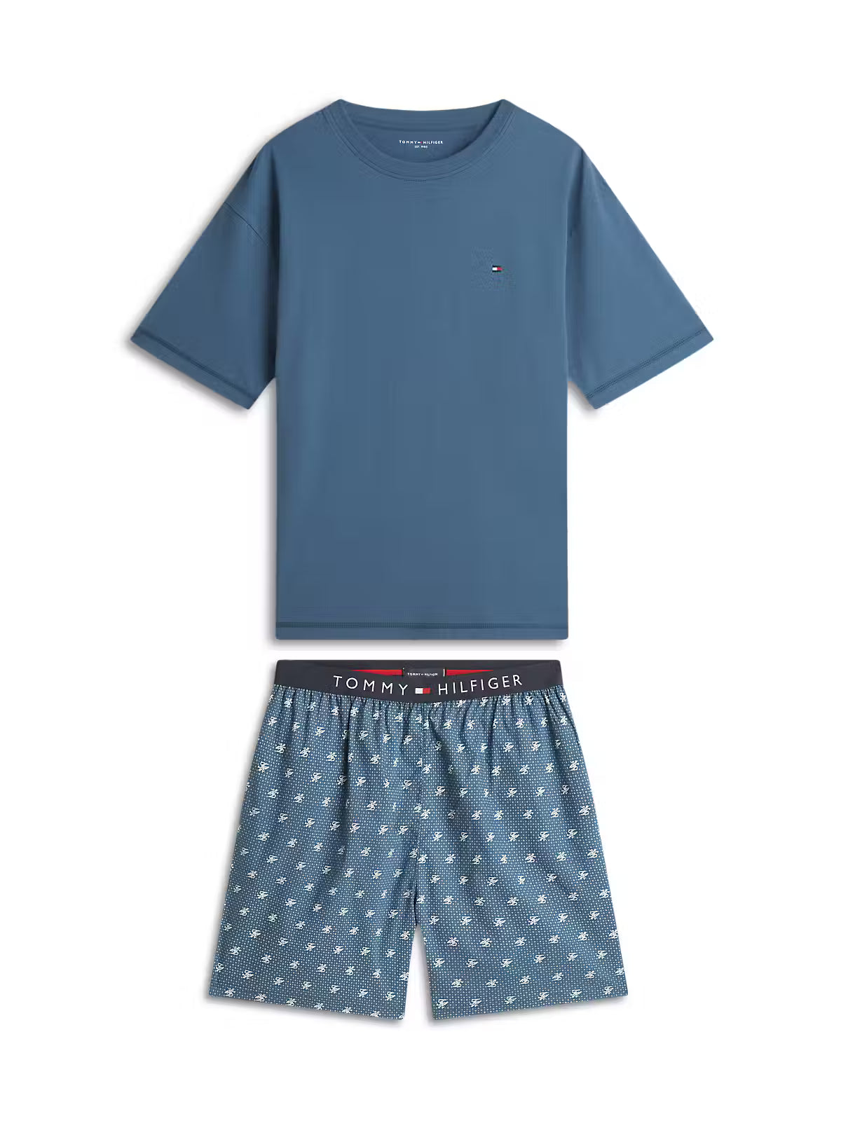 Tommy Hilfiger SS WOVEN SHORT PRINT Mens Pyjama Set Multicoloured