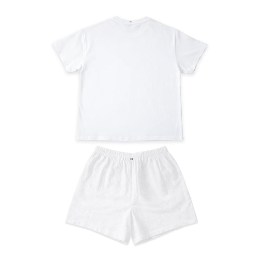 Tommy Hilfiger JERSEY SS TEE Womens Pyjama Set White