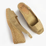 Toni Pons FIORE Womens Sandals Platinum top view showcasing the strappy design and wedge heel.
