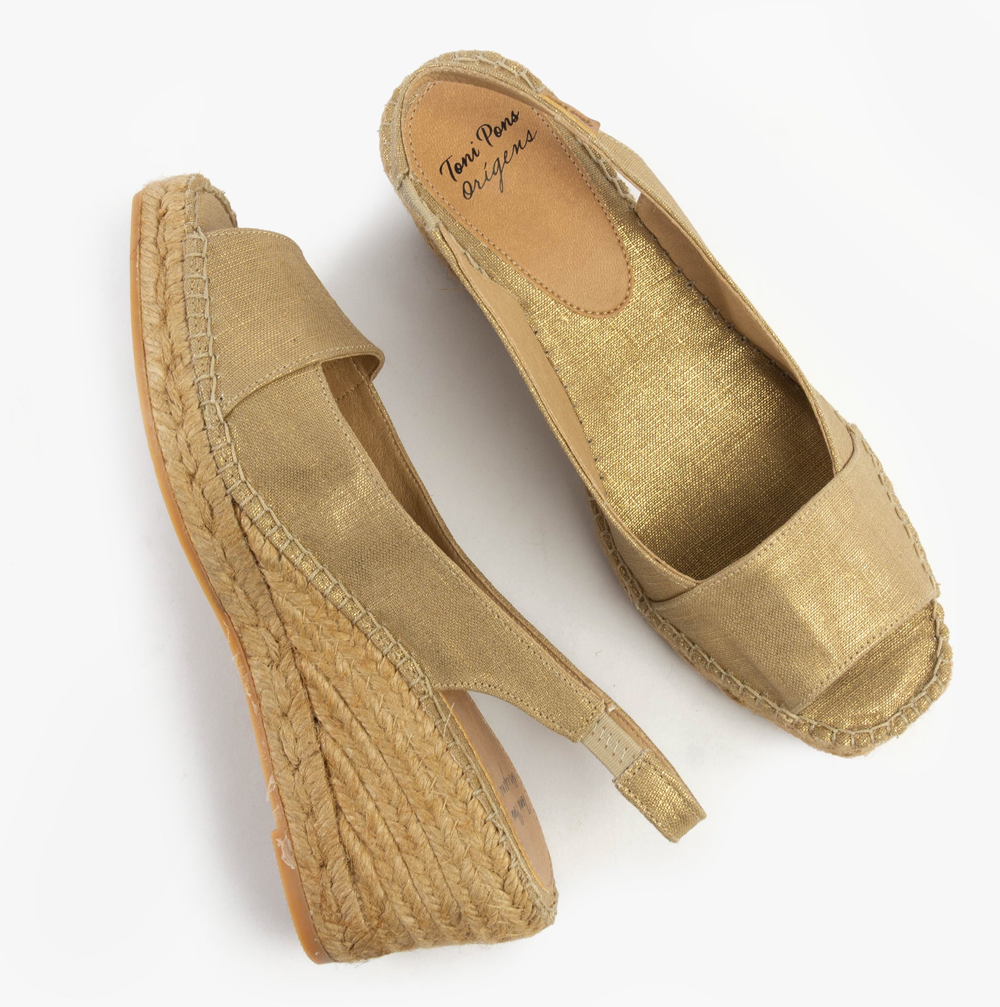 Toni Pons FIORE Womens Sandals Platinum top view showcasing the strappy design and wedge heel.