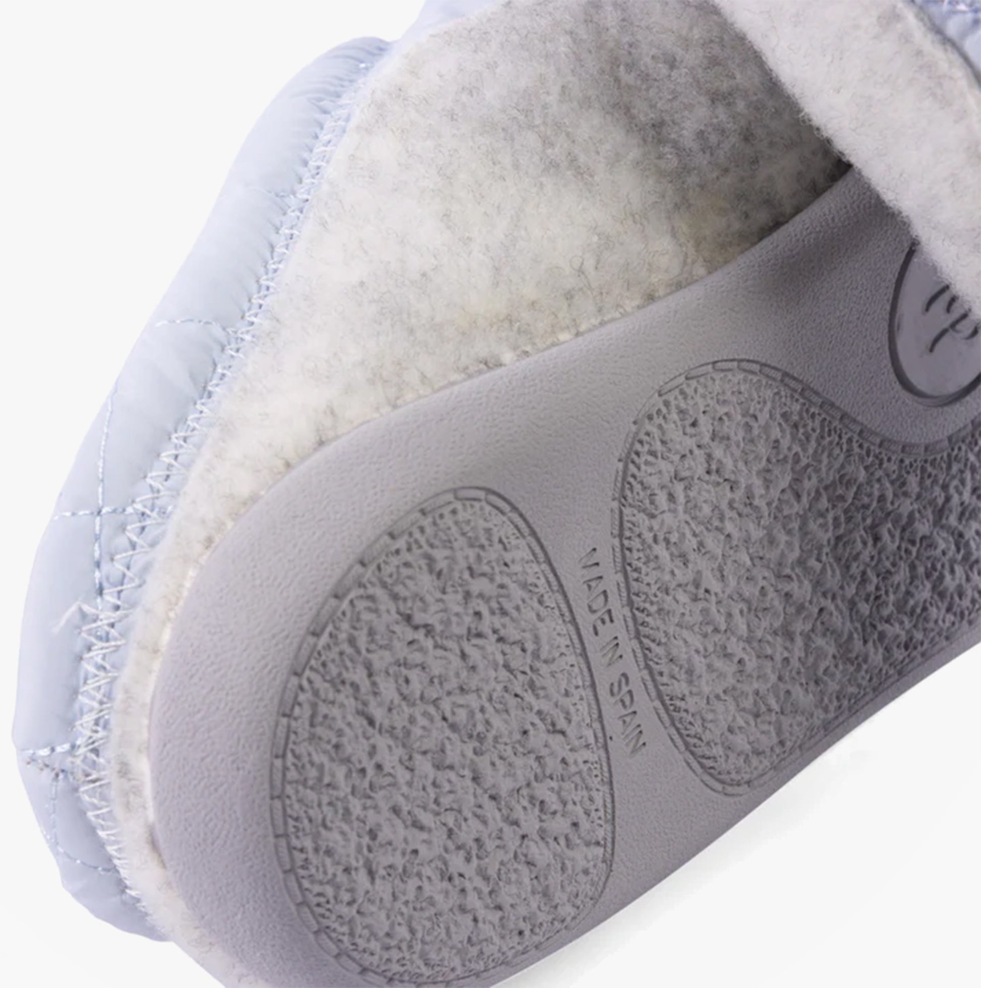 Toni Pons MEL-UM Womens Slippers Gel underside view showing rubber sole and soft lining detail.
