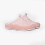 Toni Pons MEL-UM Womens Slippers Nude side view showing soft pink mules with round toe and slip-on design.