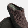Toni Pons NADIR-UM Mens Mule Slippers Pruna Wine detail view showcasing quilted texture and slip-on design.