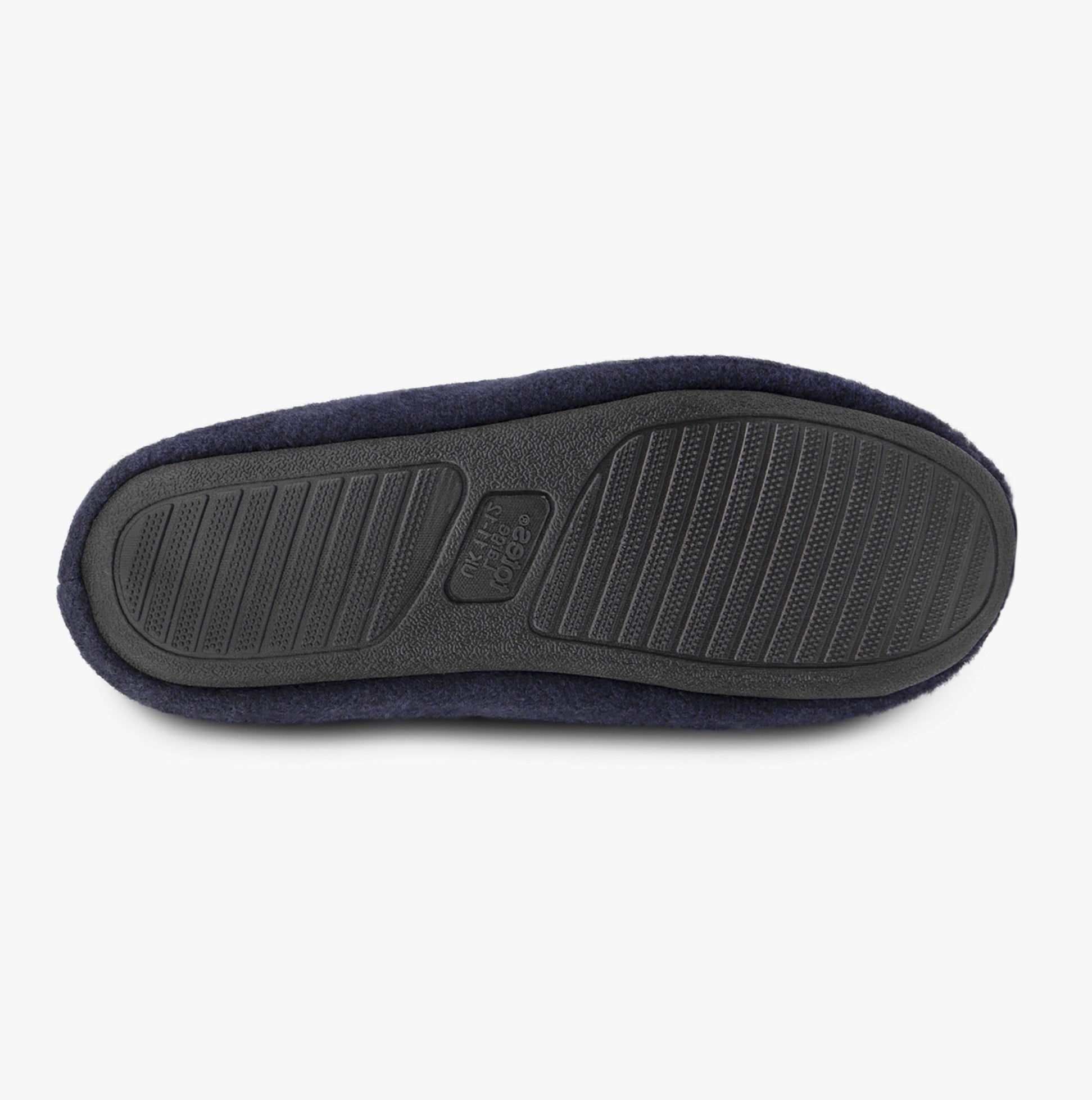 Totes Isotoner NOVELTY STAG Mens Mule Slippers Blue