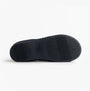 Totes Isotoner POPCORN FULL BACK BOOTIE Womens Slippers Navy bottom view showing TPR sole with textured grip.