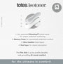 Totes Isotoner CURLY FUR MULE Womens Mule Slippers Natural insole features with PillowStep technology and comfort layers.