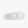 Totes Isotoner STRETCH TERRY BOW Womens Ballerina Slippers White top view with bow detail