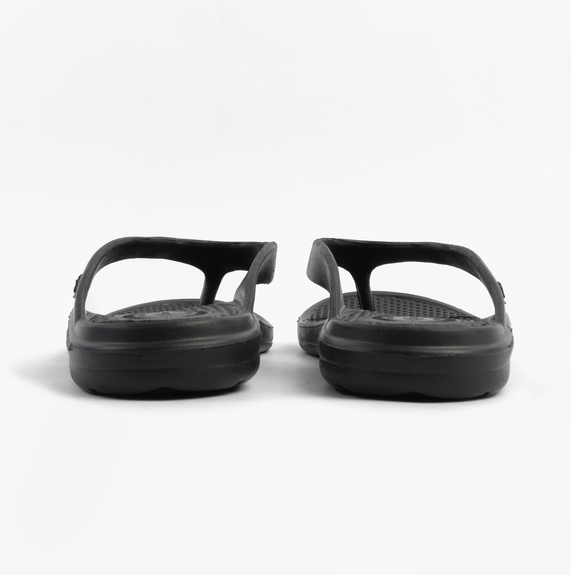 0350FBLK Womens Toe Post Sandals Black