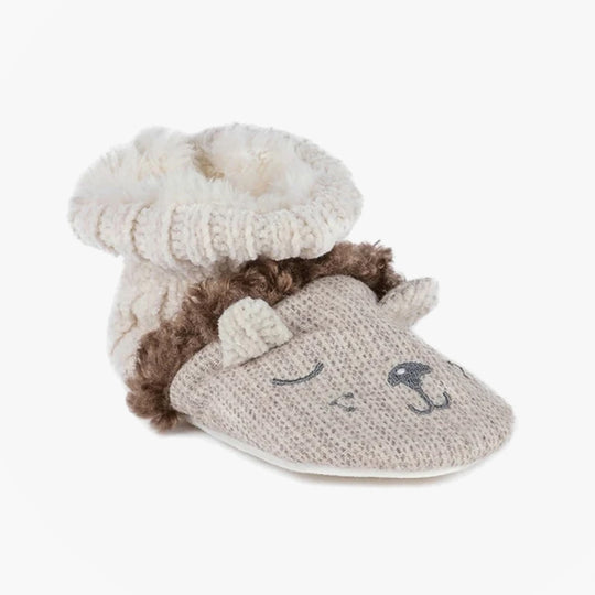 Totes Toasties LION Kids Wool Blend Bootie Slippers Multi