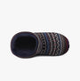 Top view of Totes Toasties FAIR ISLE BOOT Slippers Mens Multi, featuring colorful textile design and comfortable lining.