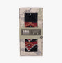 Totes Toasties SHERPA LINED FAIR ISLE SLIPPER-SOX Mens Fairisle in gift box, front view showcasing Fair Isle design.