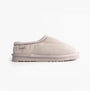 Totes Toasties ICONS SUEDE Shoot Slippers Womens Lilac side view featuring genuine suede upper and slip-on design.