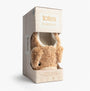 Totes Toasties NOVELTY DOG Full Back Slippers Womens Dog in gift box, side view showcasing soft, fuzzy texture.