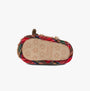 Totes Toasties TODDLER BOOTIES Kids Brown bottom view with plaid pattern and soft sole.
