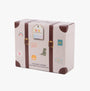 Totes Toasties TODDLER BOOTIES Kids Green packaging box with colorful designs and stickers, front view.