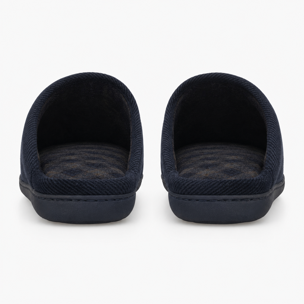 Totes Isotoner SOFT CORD MULE SLIPPER Mens Mules Navy