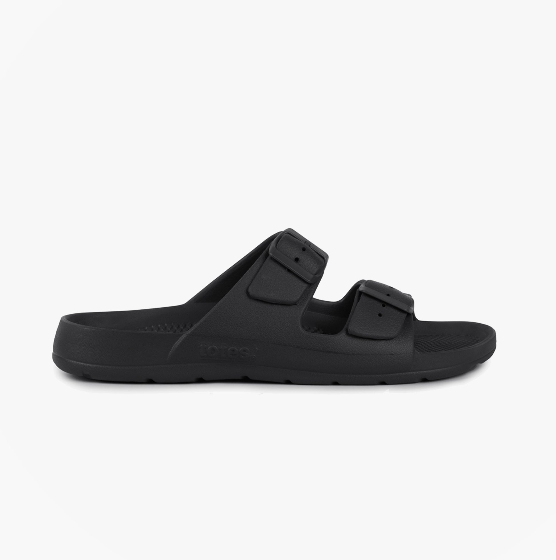 Totes Sol Bounce 0362 Mens Sliders Black