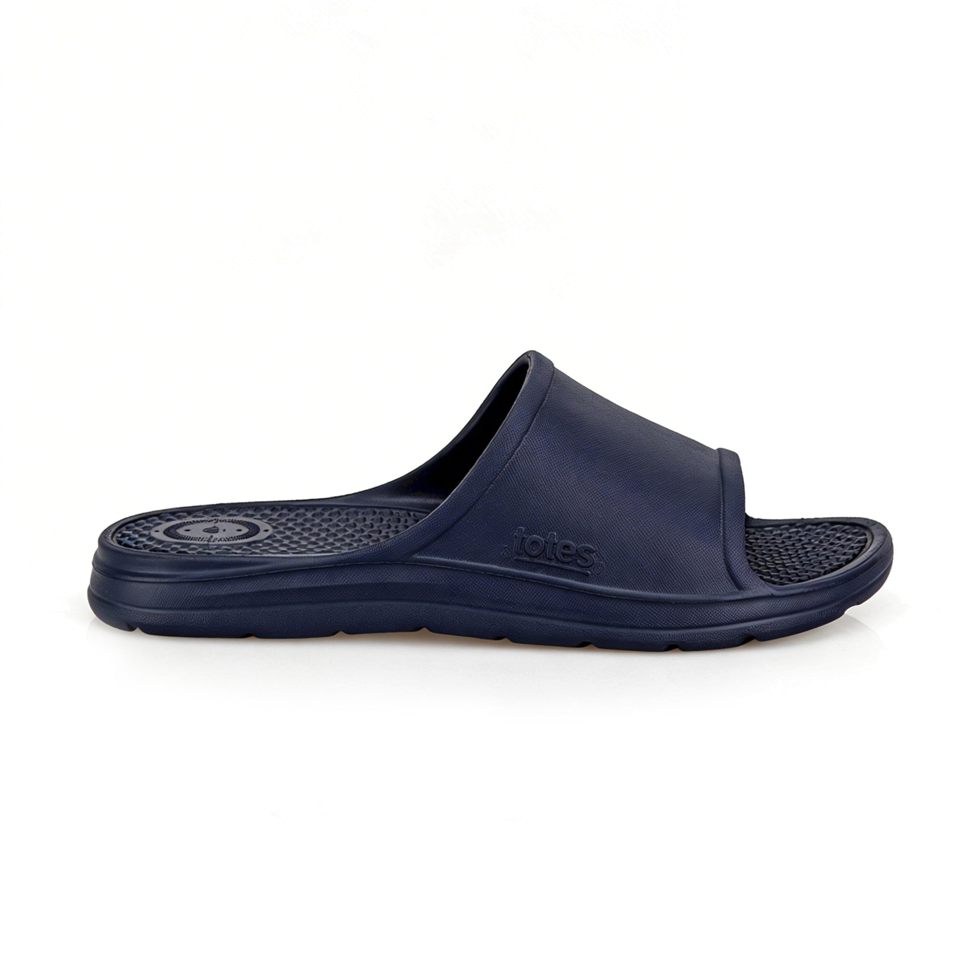 Totes Sol Bounce 0371P Mens Sliders Navy