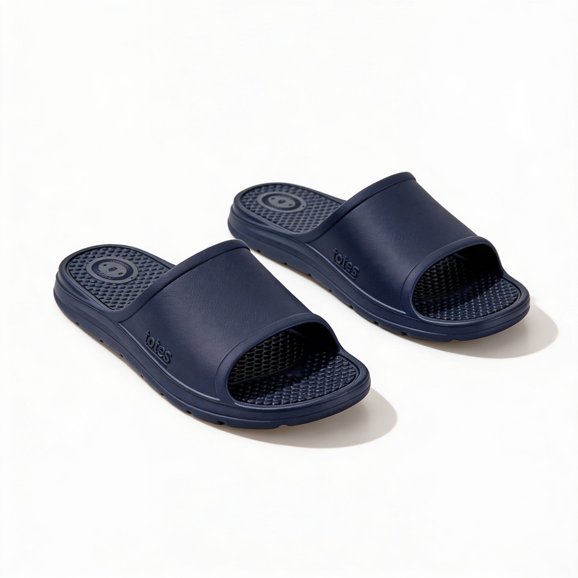 Totes Sol Bounce 0371P Mens Sliders Navy