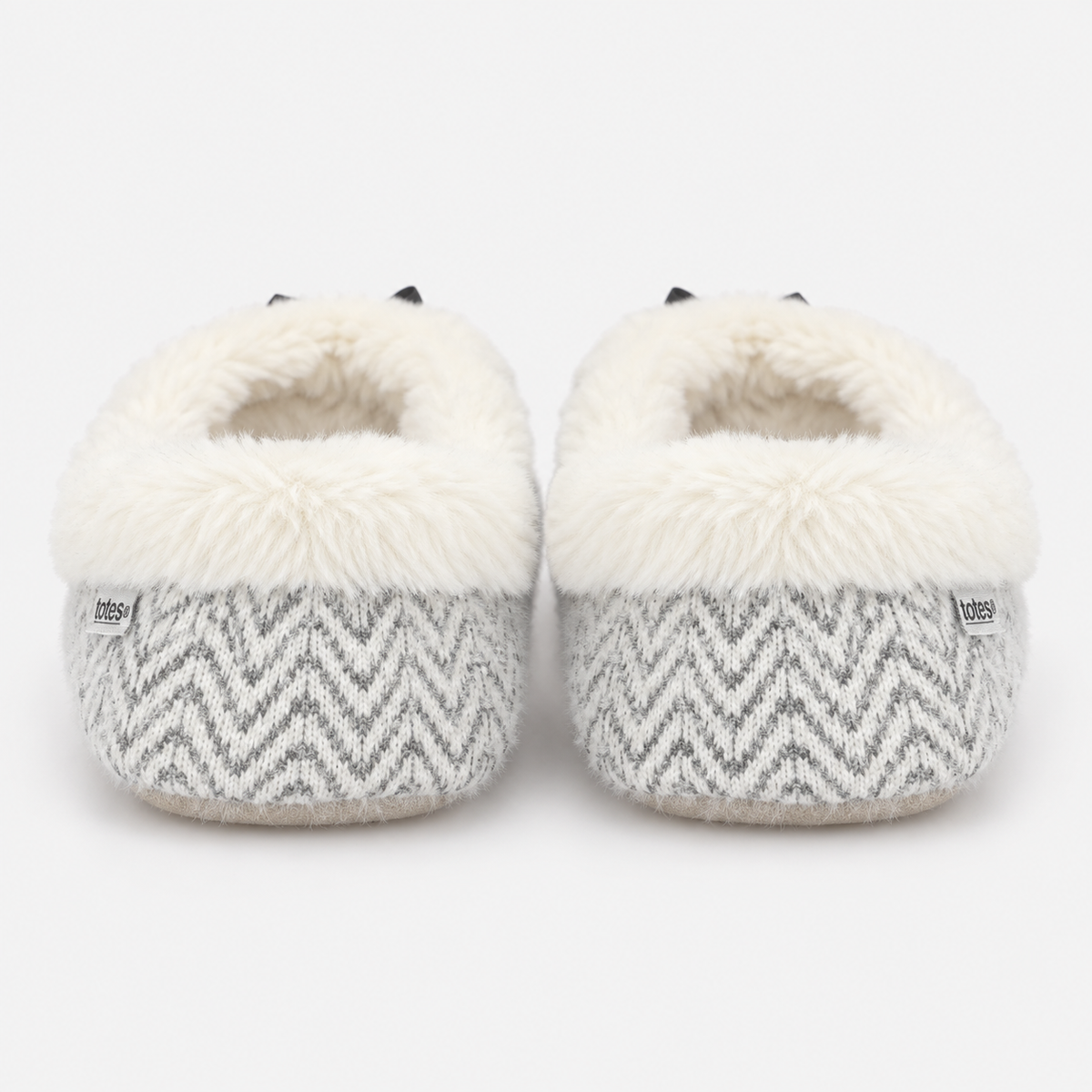 Totes Toasties SPARKLE MOCCASIN SLIPPERS Womens Moccasins Cream Multi