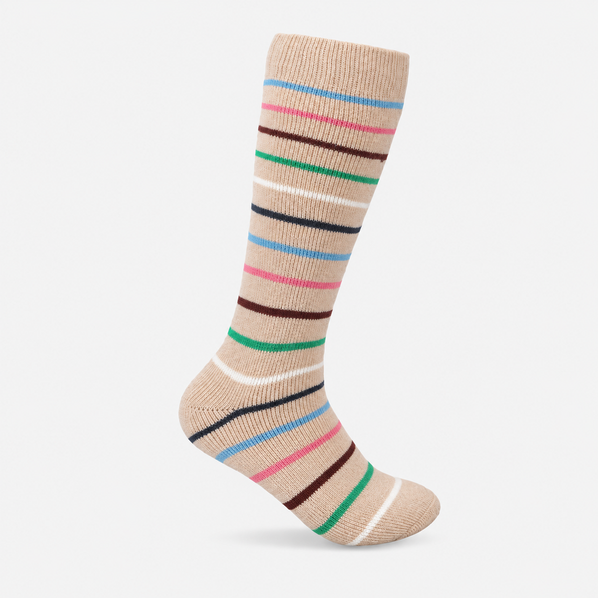 Totes Toasties KNEE HIGH TERRY THERMAL WELLY SOCKS (TWIN PACK) Womens Welly Socks Multi
