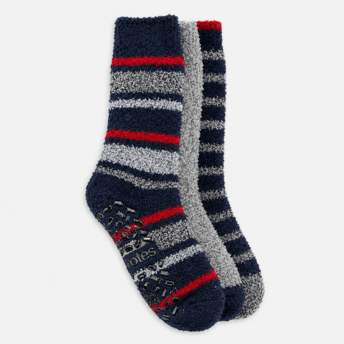 Totes Toasties 3PK SUPER SOFT COSY SOCKS Mens Crew Socks Navy