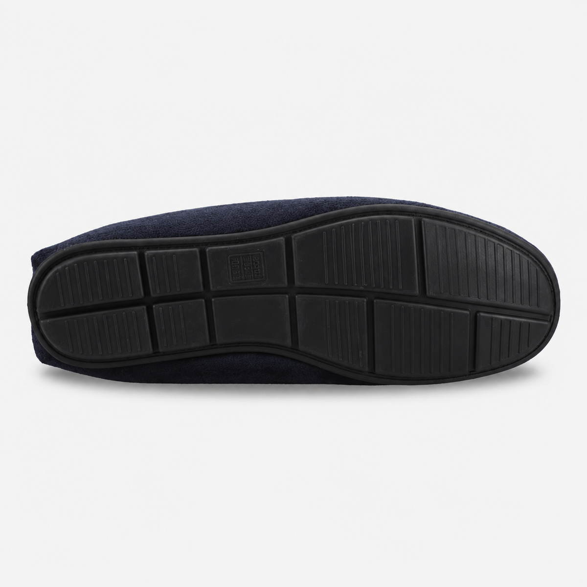 Totes Toasties SUEDETTE MOCCASIN SLIPPER Mens Moccasins Navy