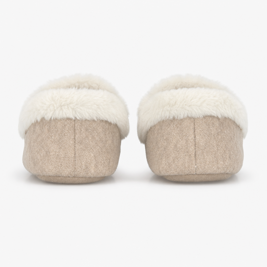 Totes Toasties VELOUR MOCCASIN SLIPPERS Womens Moccasins Taupe