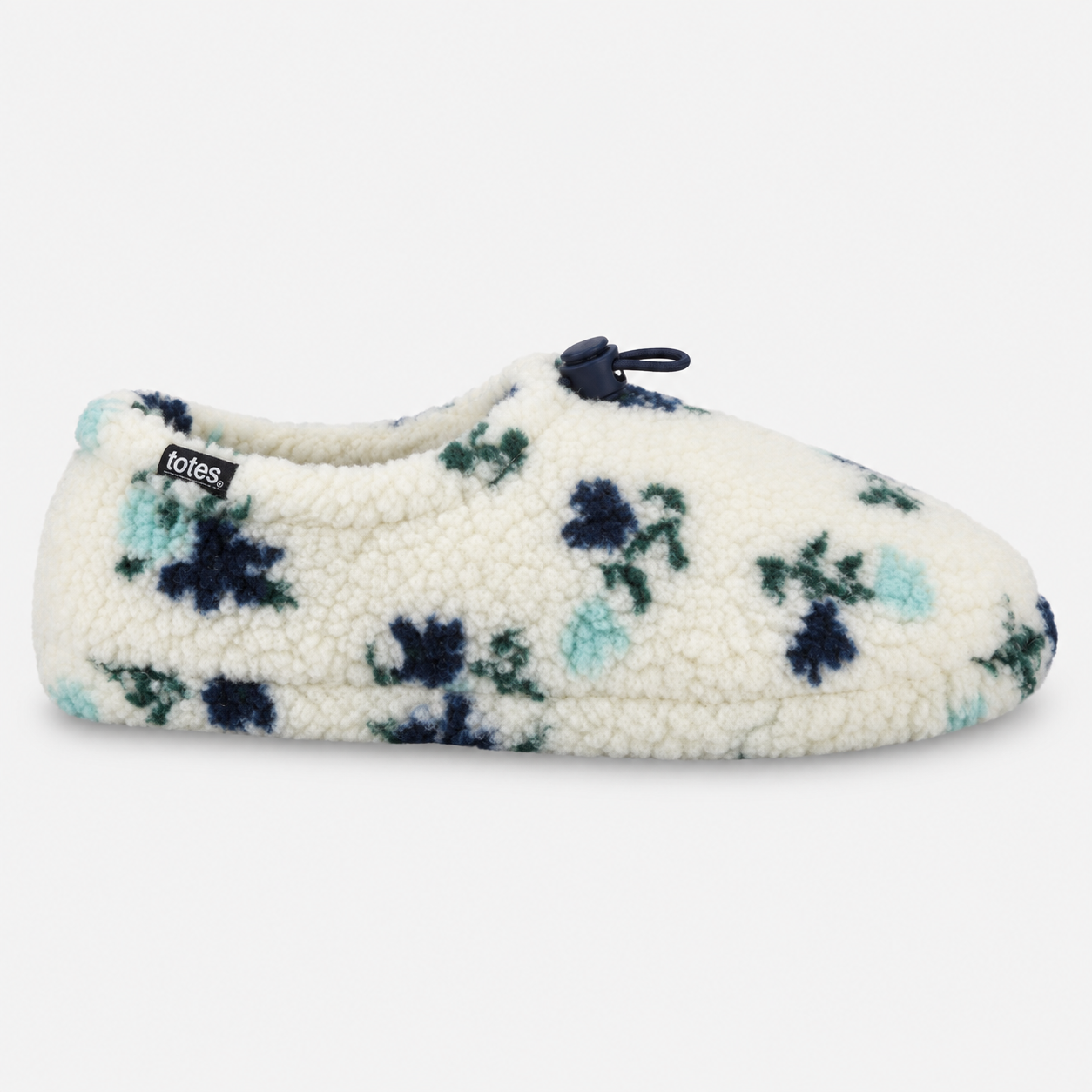Totes Toasties FULL BACK SLIPPER WITH TOGGLE Womens Full Slippers Floral