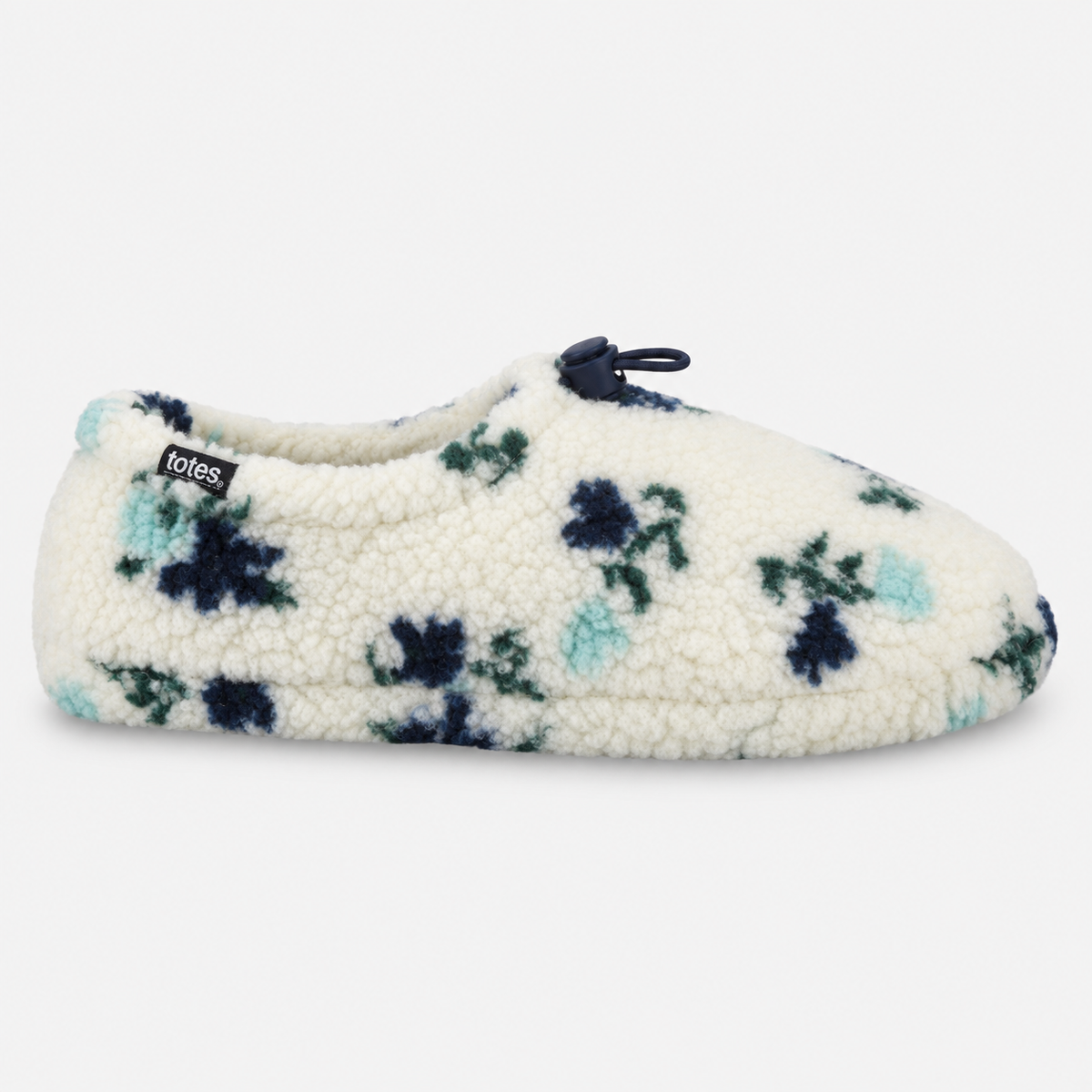 Totes Toasties FULL BACK SLIPPER WITH TOGGLE Womens Full Slippers Floral