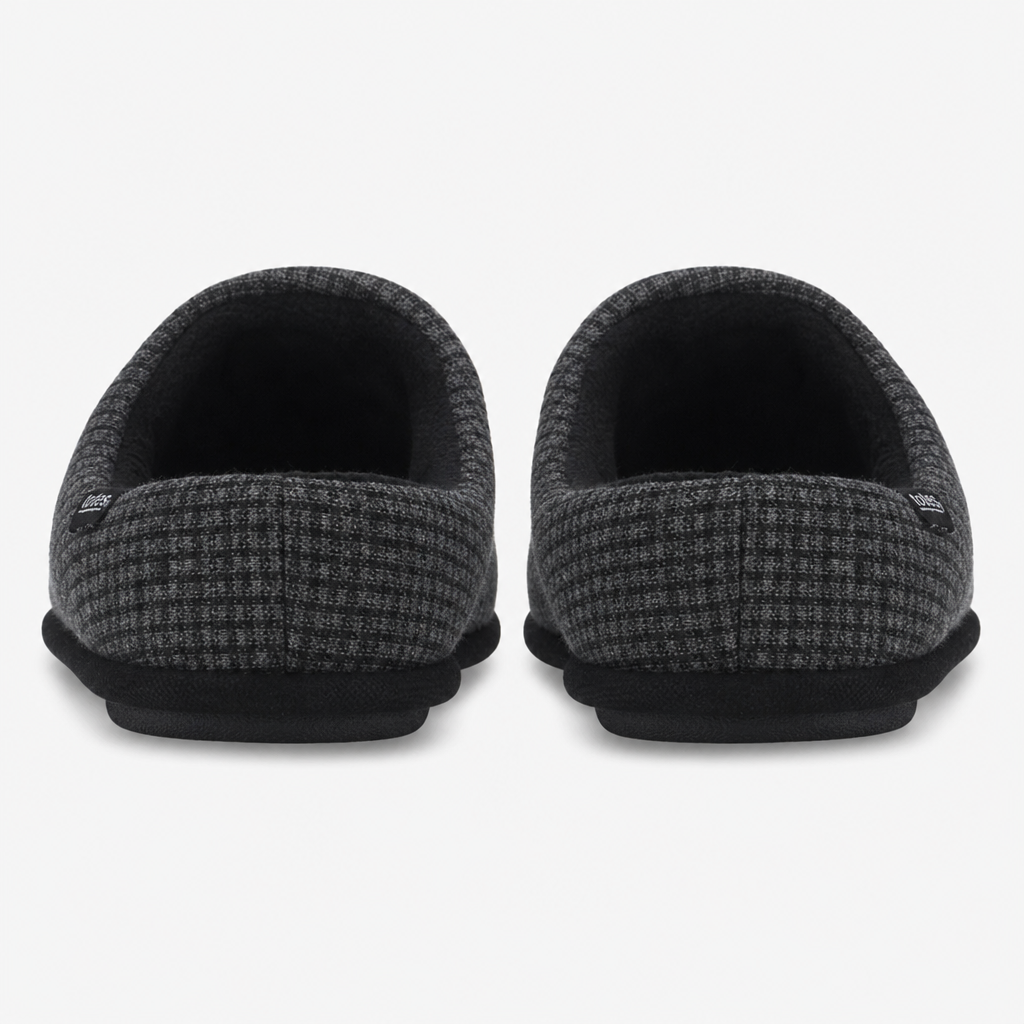 Totes Toasties CORD MULE SLIPPERS Mens Mules Grey