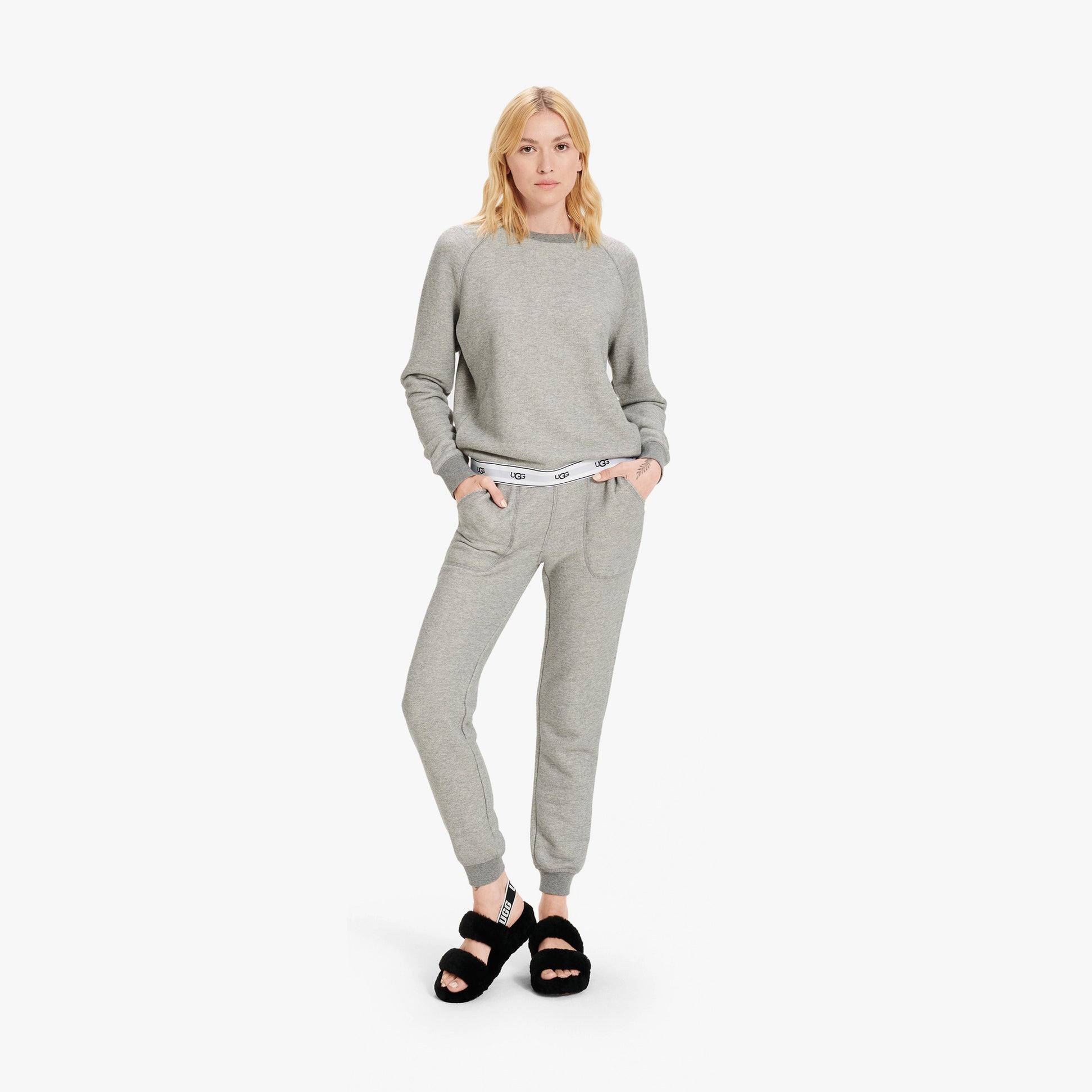 UGG NENA Womens Sweater Grey Heather