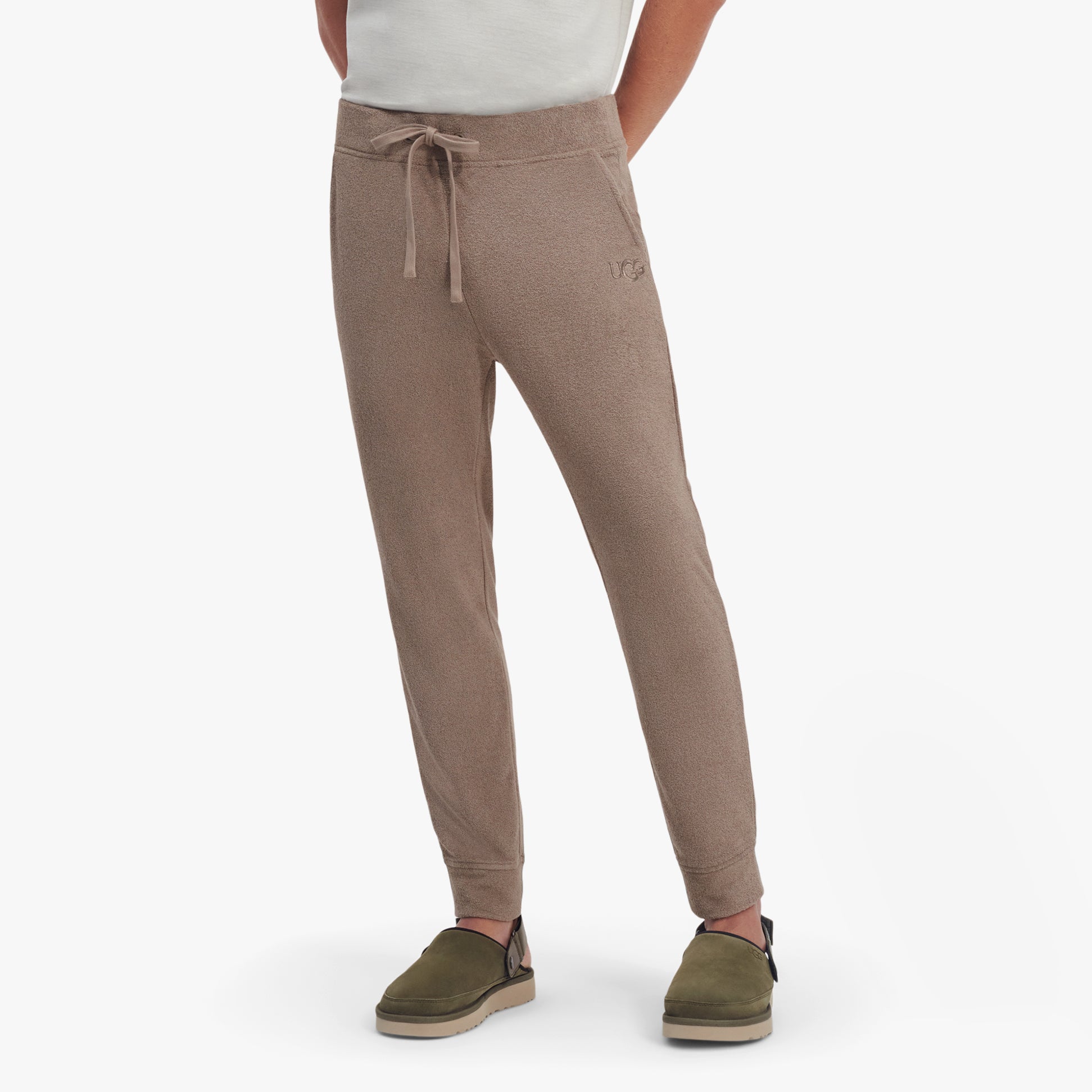 UGG BRANTLEY Mens Lounge Joggers Wolf Grey