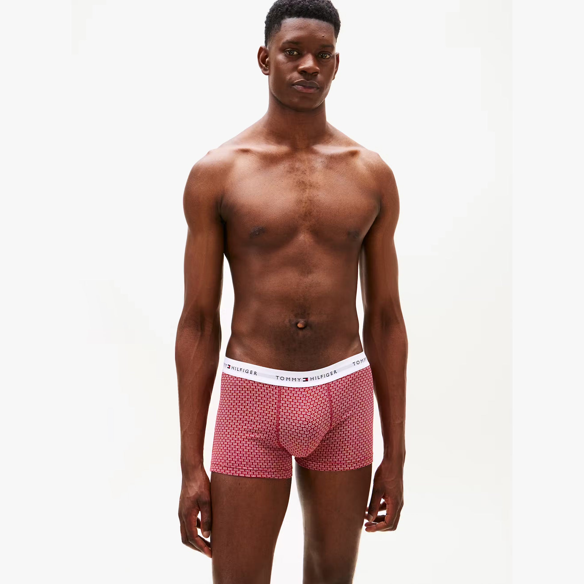 Tommy Hilfiger UM0UM02768 3 PACK TRUNK PRINT Mens Trunks Multicoloured