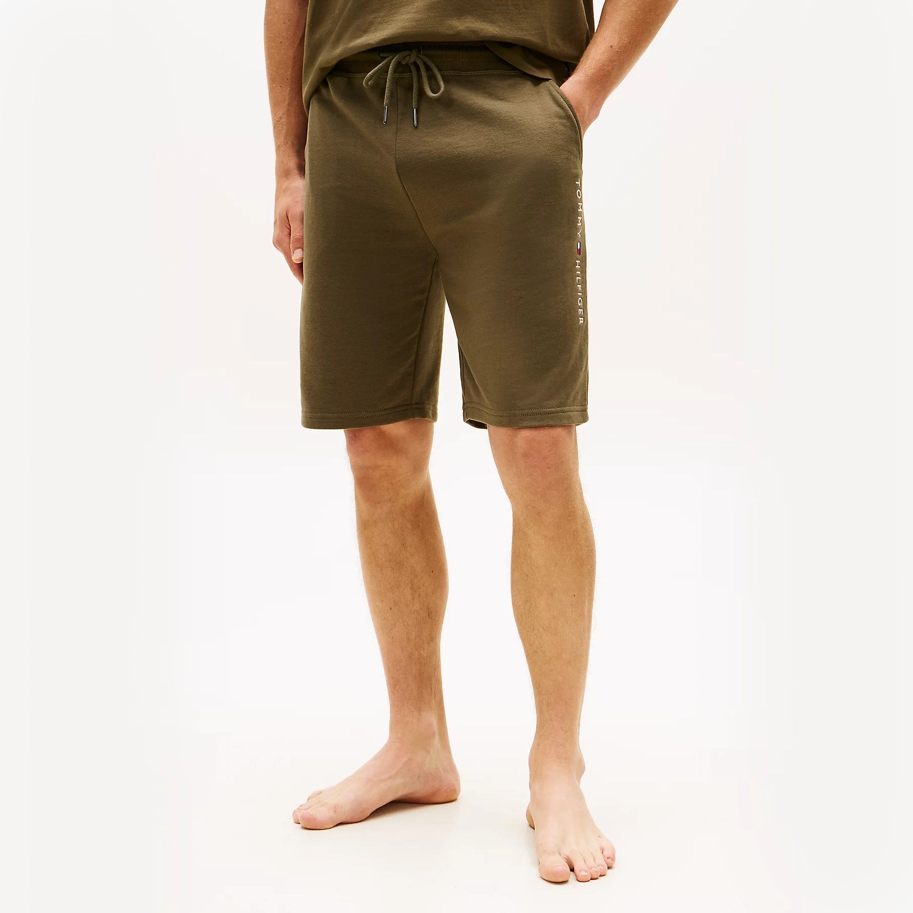 Tommy Hilfiger TRACK SHORT Mens Shorts Army Green