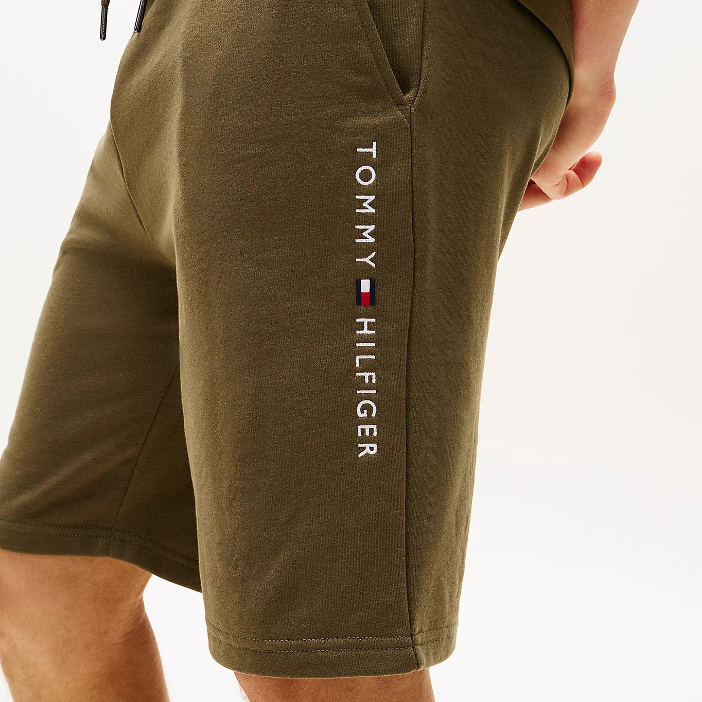 Tommy Hilfiger TRACK SHORT Mens Shorts Army Green