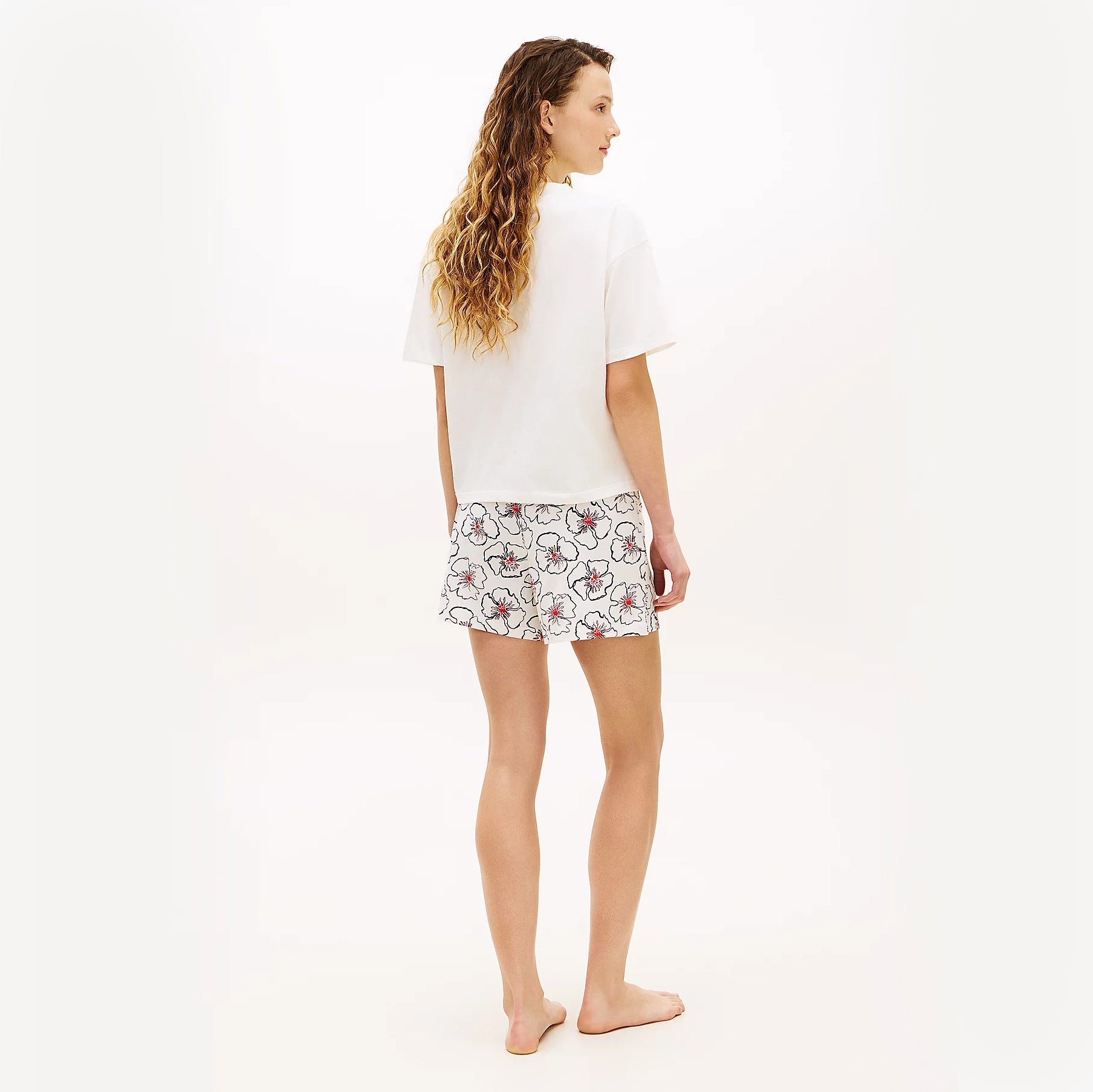 Tommy Hilfiger PJ Short Set Womens Pyjama Set Multicoloured