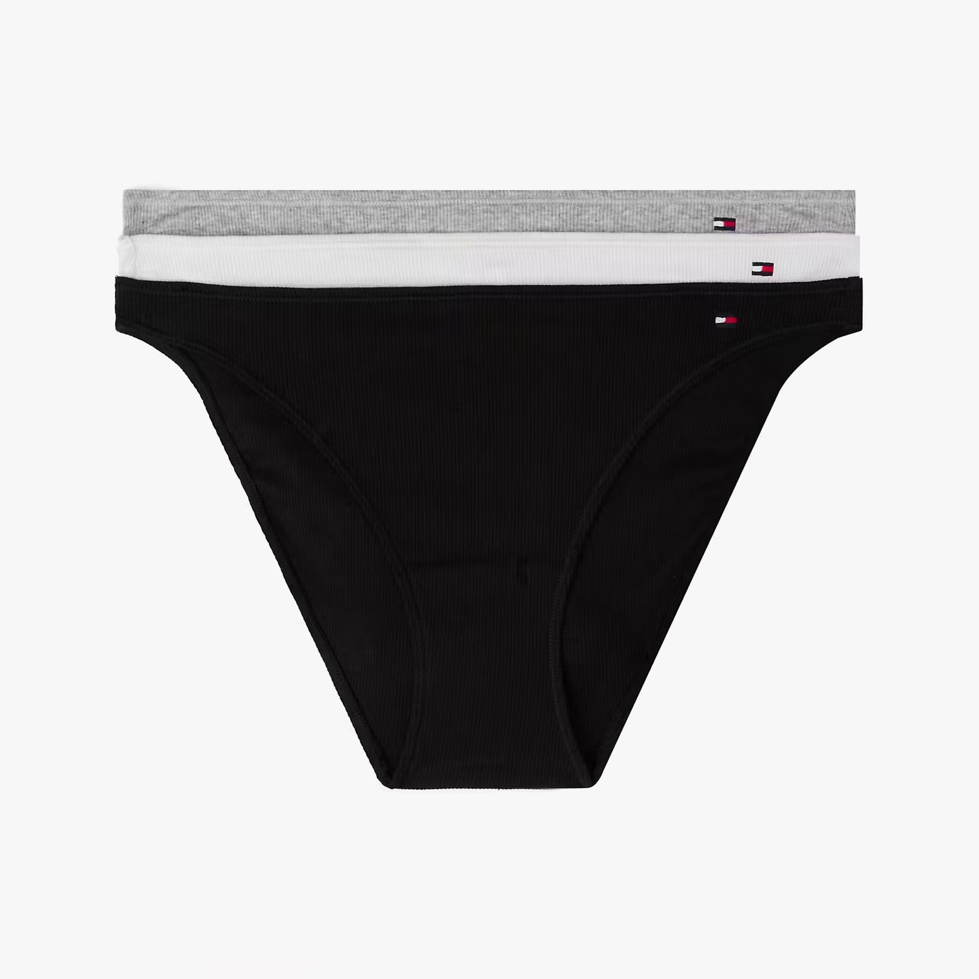 Tommy Hilfiger Womens 3 Pack LRX Dipped Bikini Multicoloured