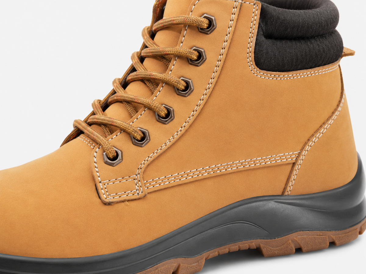 Unbreakable U104 Comet Unisex Steel Toe Safety Boots Honey