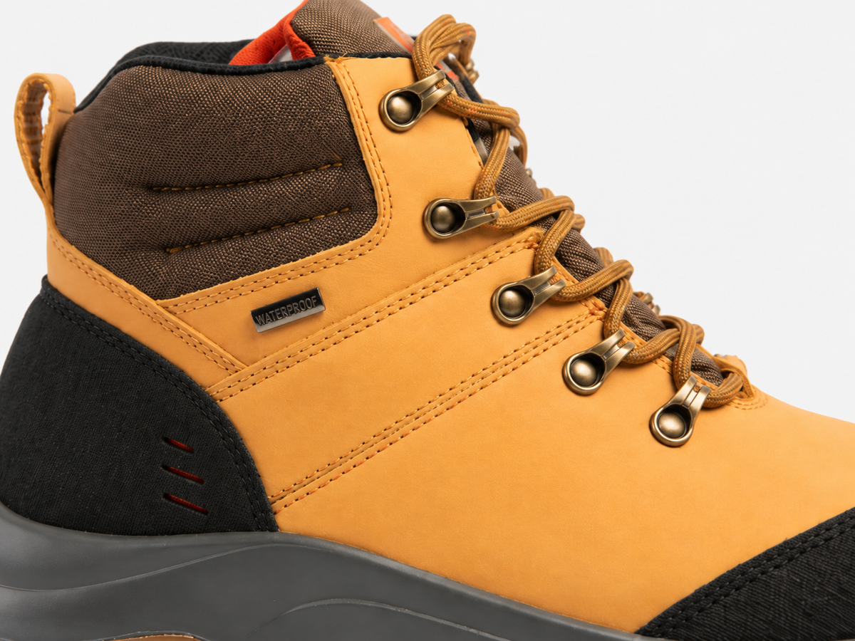 Unbreakable U106 Meteor Unisex Composite Toe Safety Boots Honey
