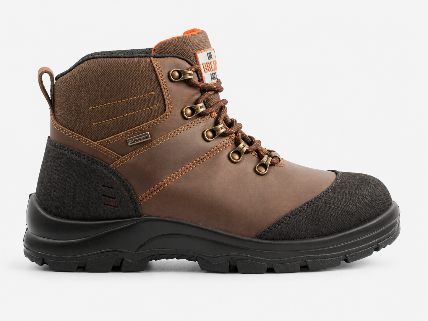 Unbreakable U107 Meteor Unisex Composite Toe Safety Boots Brown