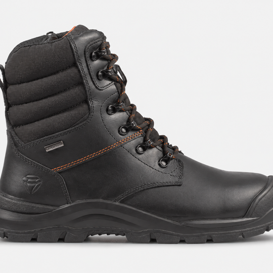 Unbreakable U108 Unisex Waterproof Comp. Toe Safety Boots Black